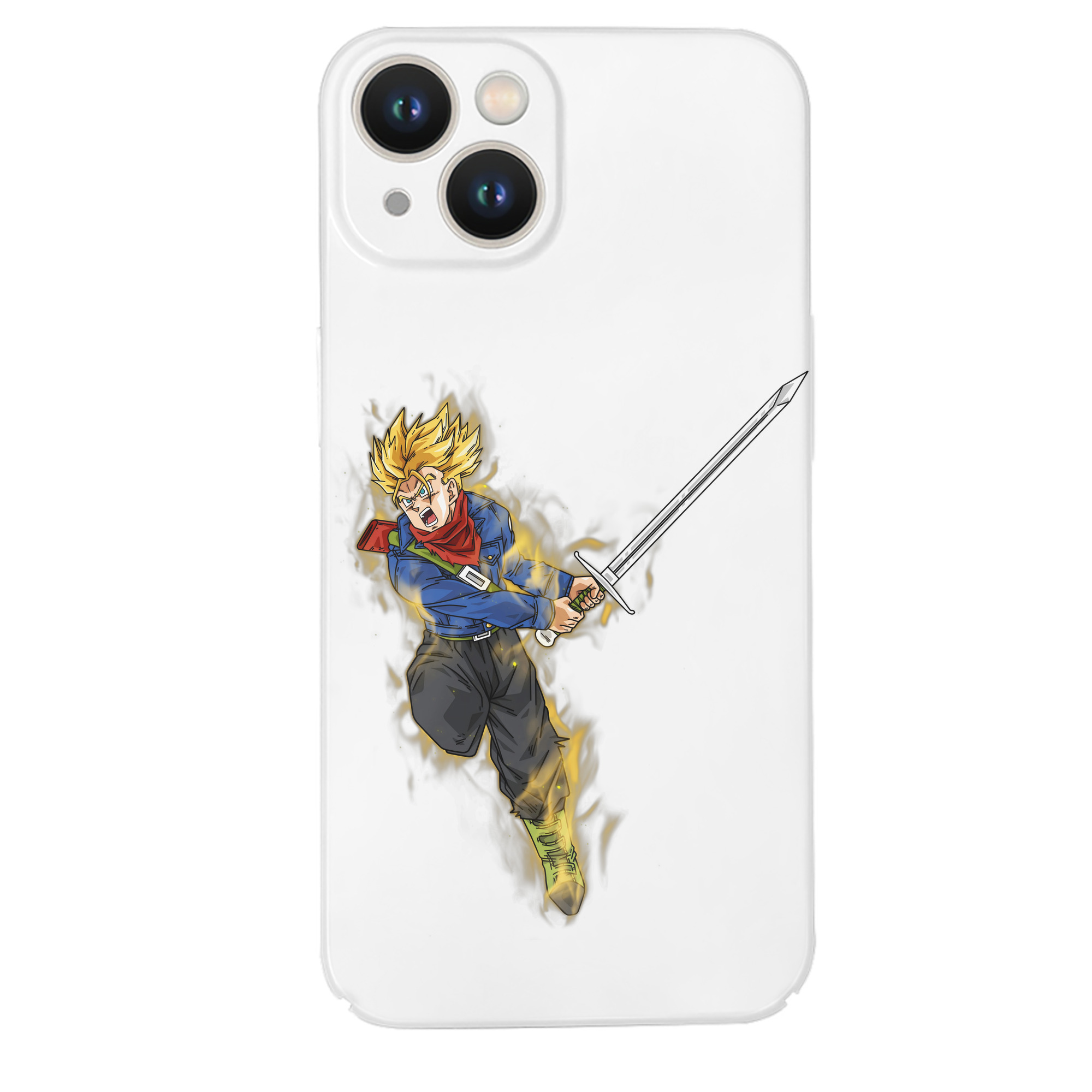 （画像用） ドラゴンボール トランクス（Torankusu）DRAGON BALL Trunks 【iPhone 14シリーズ対応】ハードケース